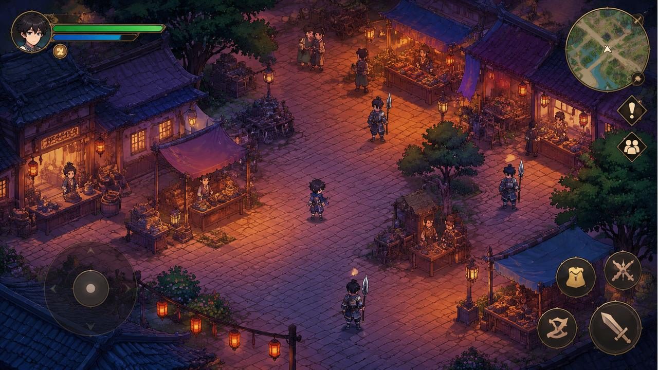 交易街的屑卫兵 探索场景 页面配图