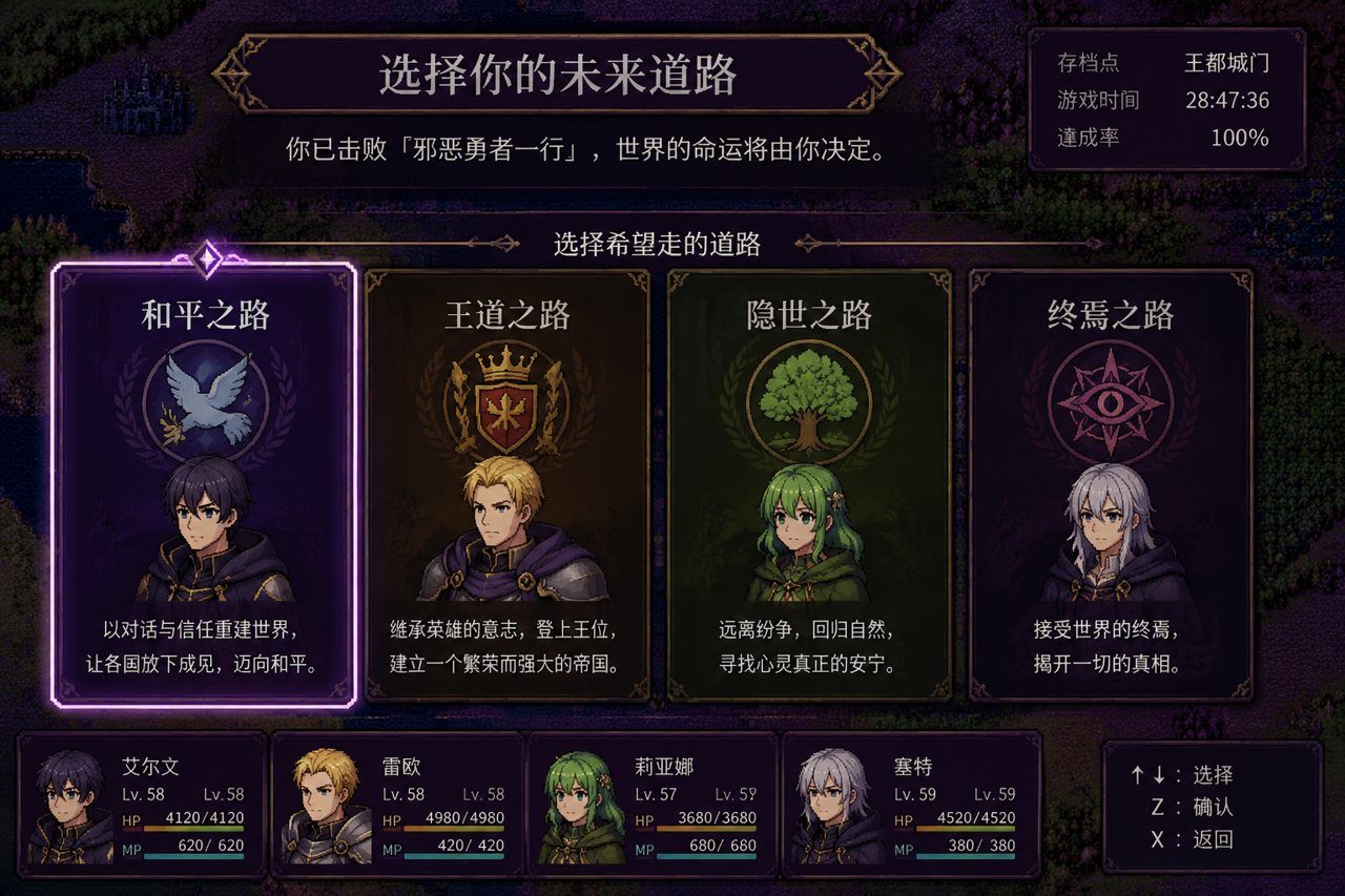 邪恶勇者一行 多结局 演示图 5