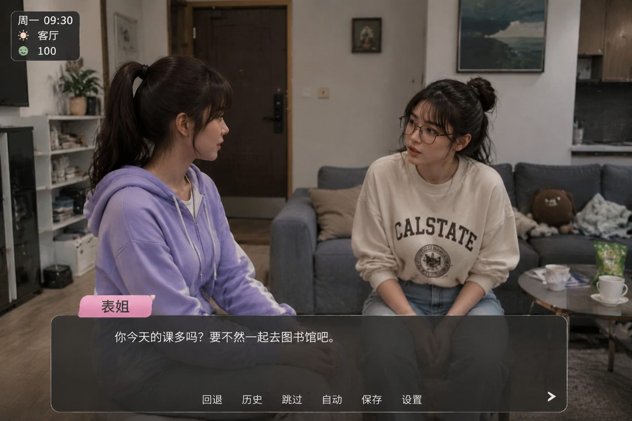 我的可爱表姐 剧情互动 演示图 7