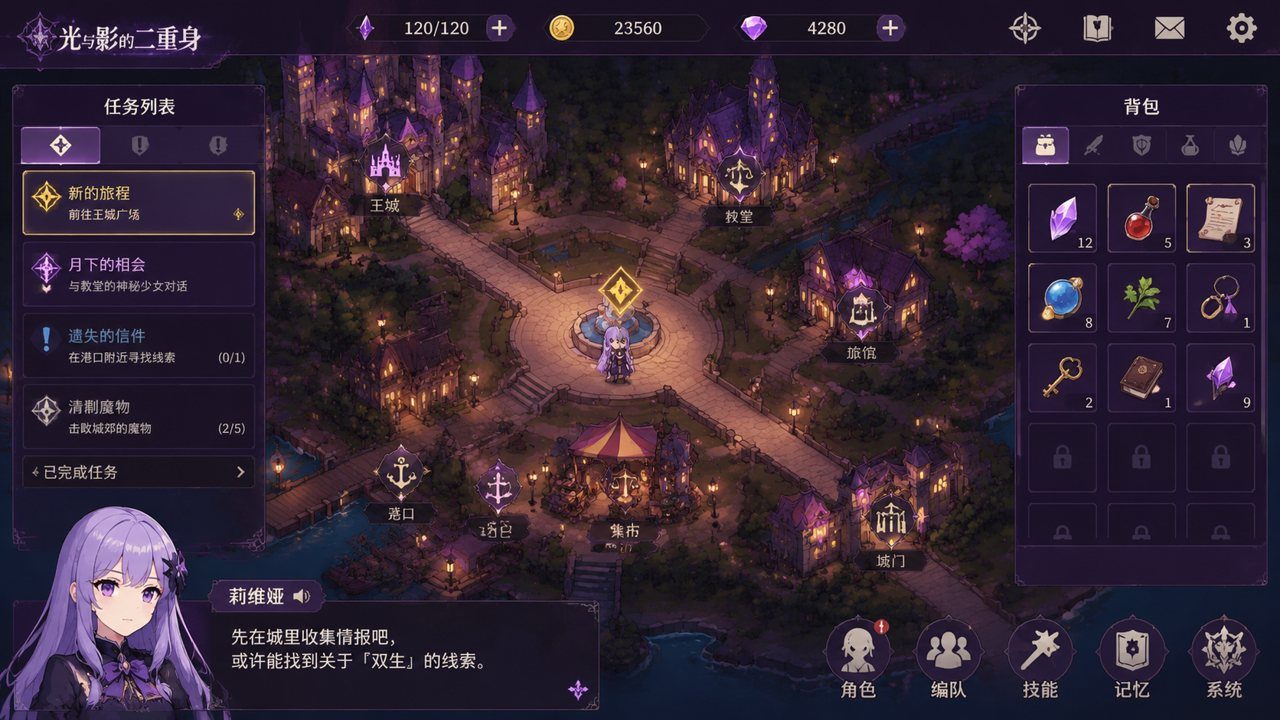 光与影的二重身 操作界面 内容截图 5